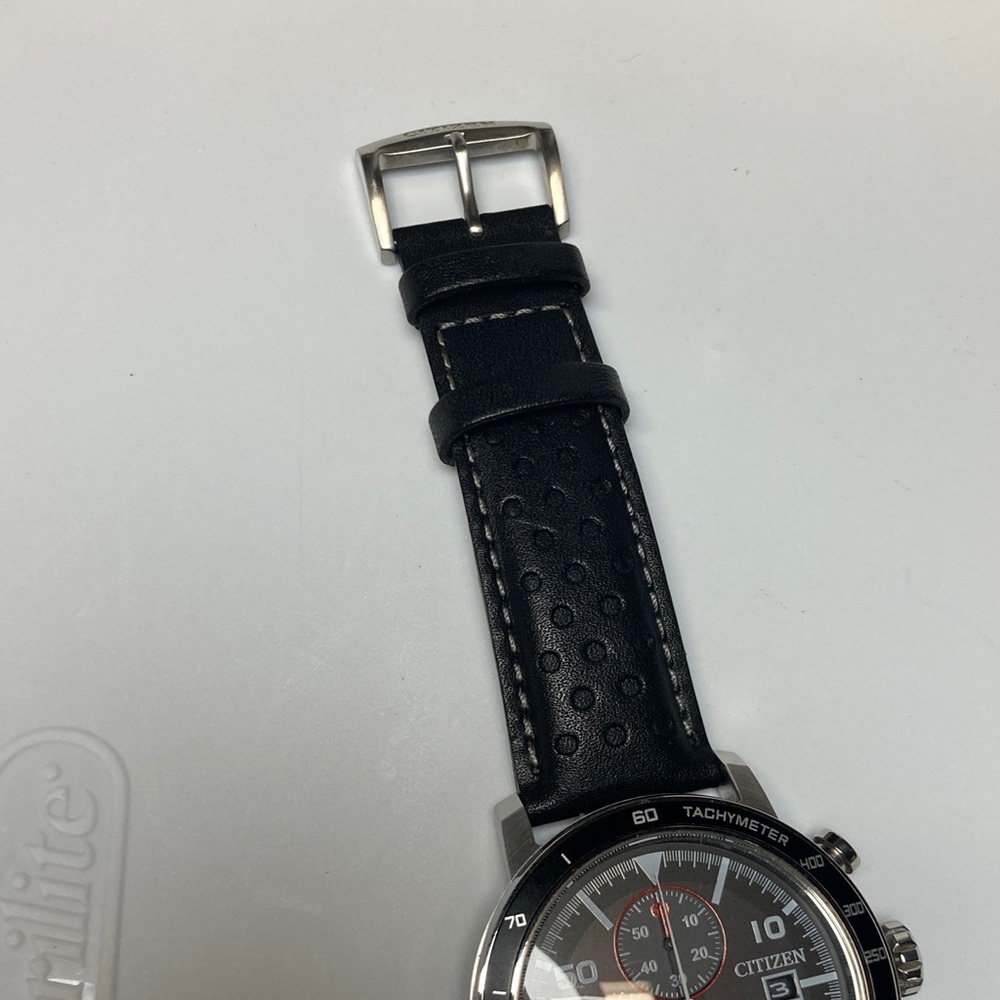 Citizen Eco Drive, B612-S111684, black dial, leather strap, stainless - Picture 7 of 17